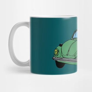 Green Car Mug